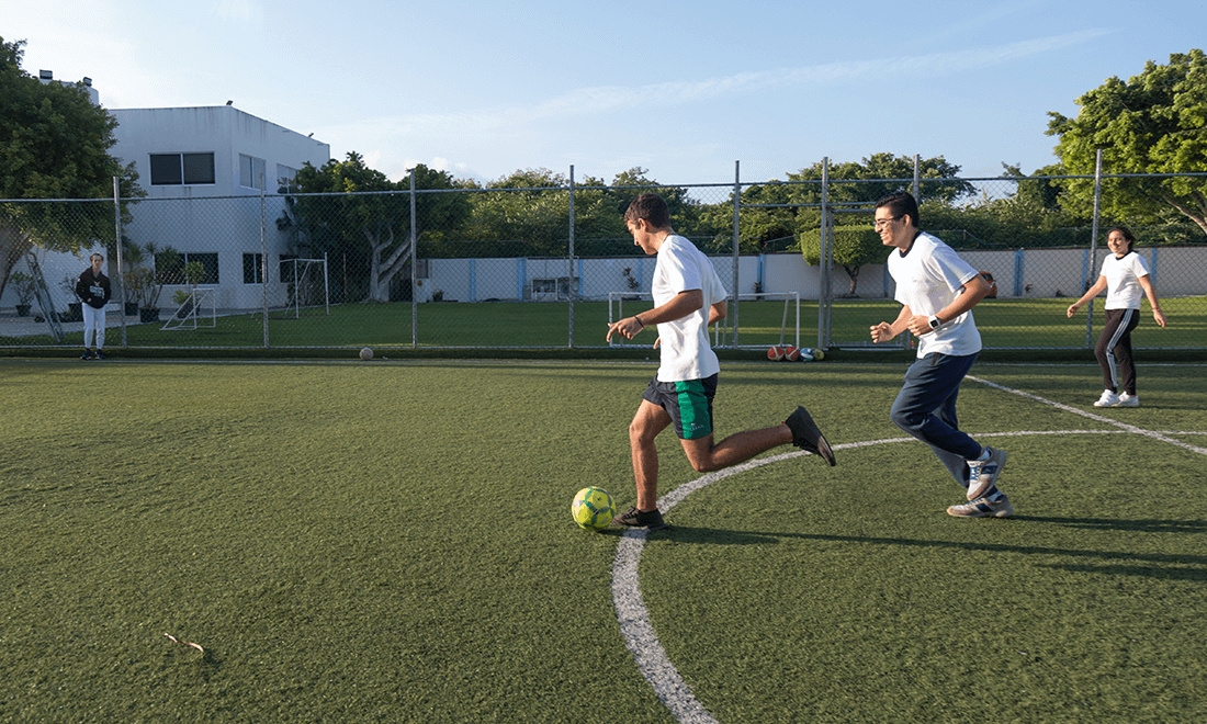 Fútbol en colegio st johns